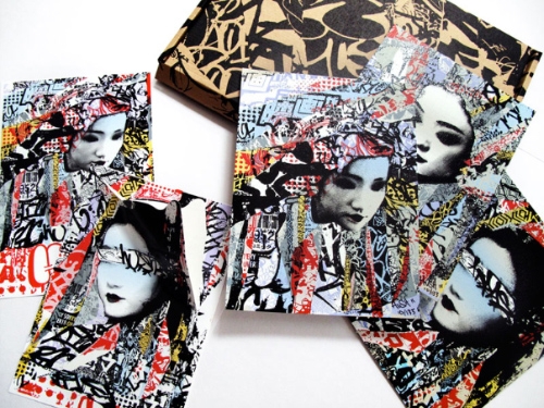 Geisha Unmasked Print & Sticker Set