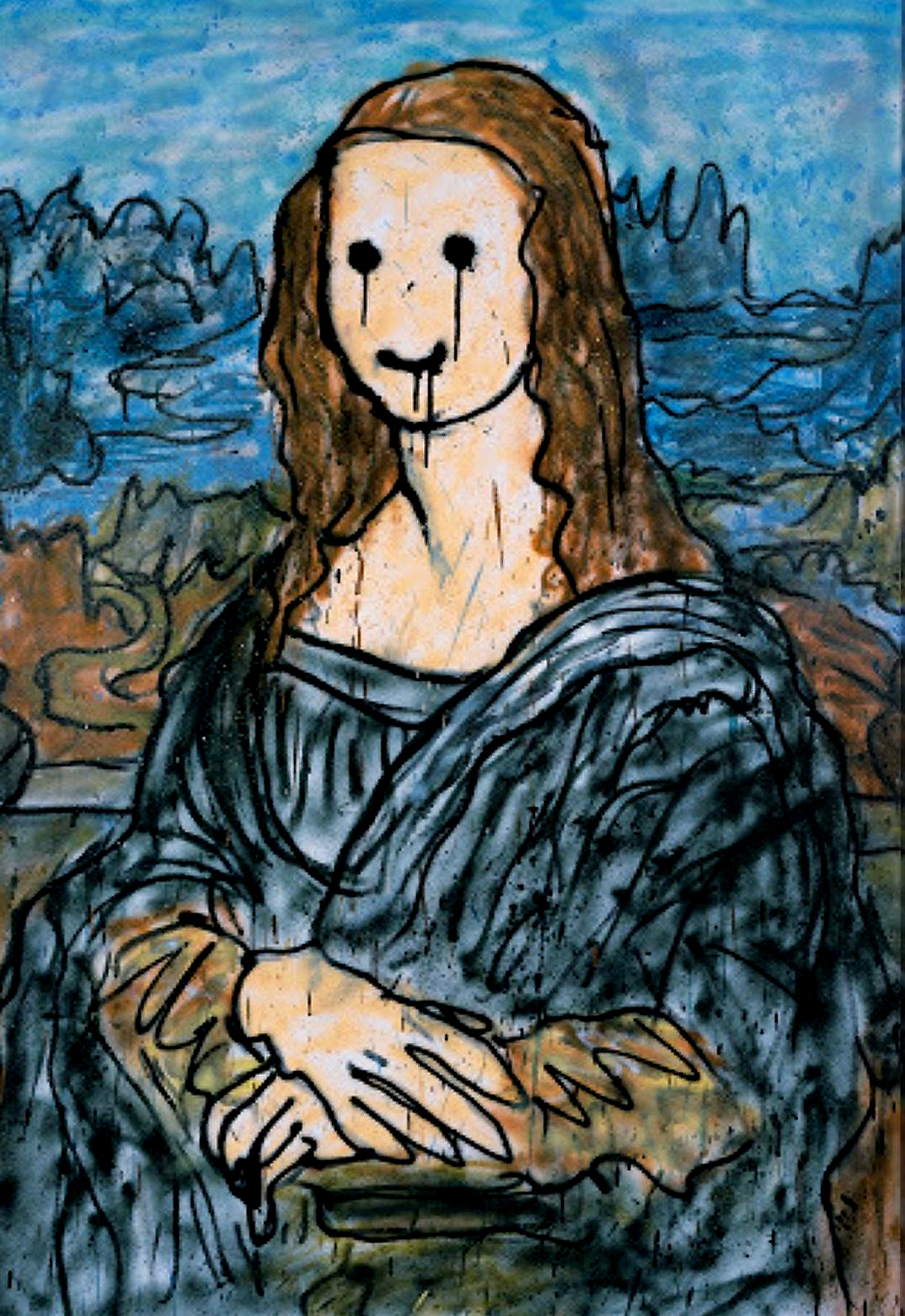 45％割引ホワイト系堅実な究極の Madsaki 版画 Drawing of Mona Lisa 版画 美術品ホワイト系-OTA.ON