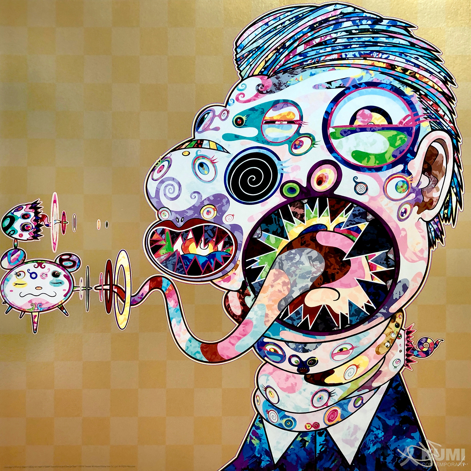 Takashi Murakami: Homage to Francis Bacon, Study for Head of Isabel Rawsthorne and George Dyer