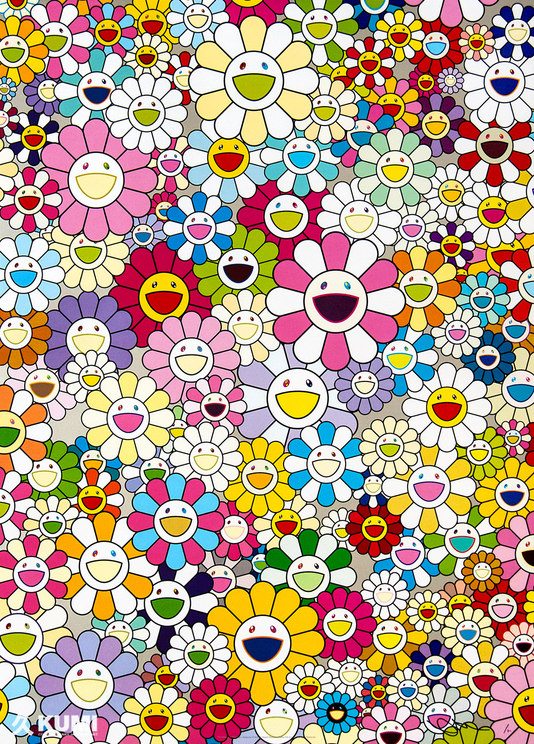 Takashi Murakami An Homage to Yves Klein Multicolor A Print | Kumi Contemporary