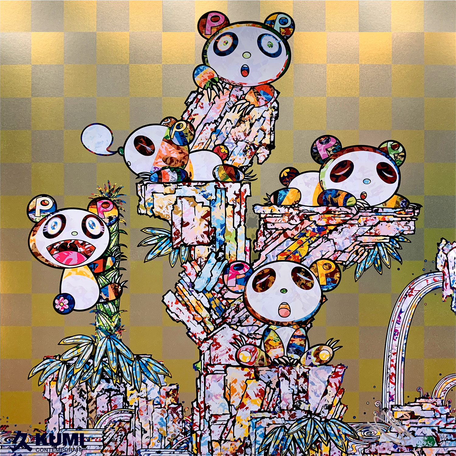 Takashi Murakami Pandas Full Set Print | Kumi Contemporary